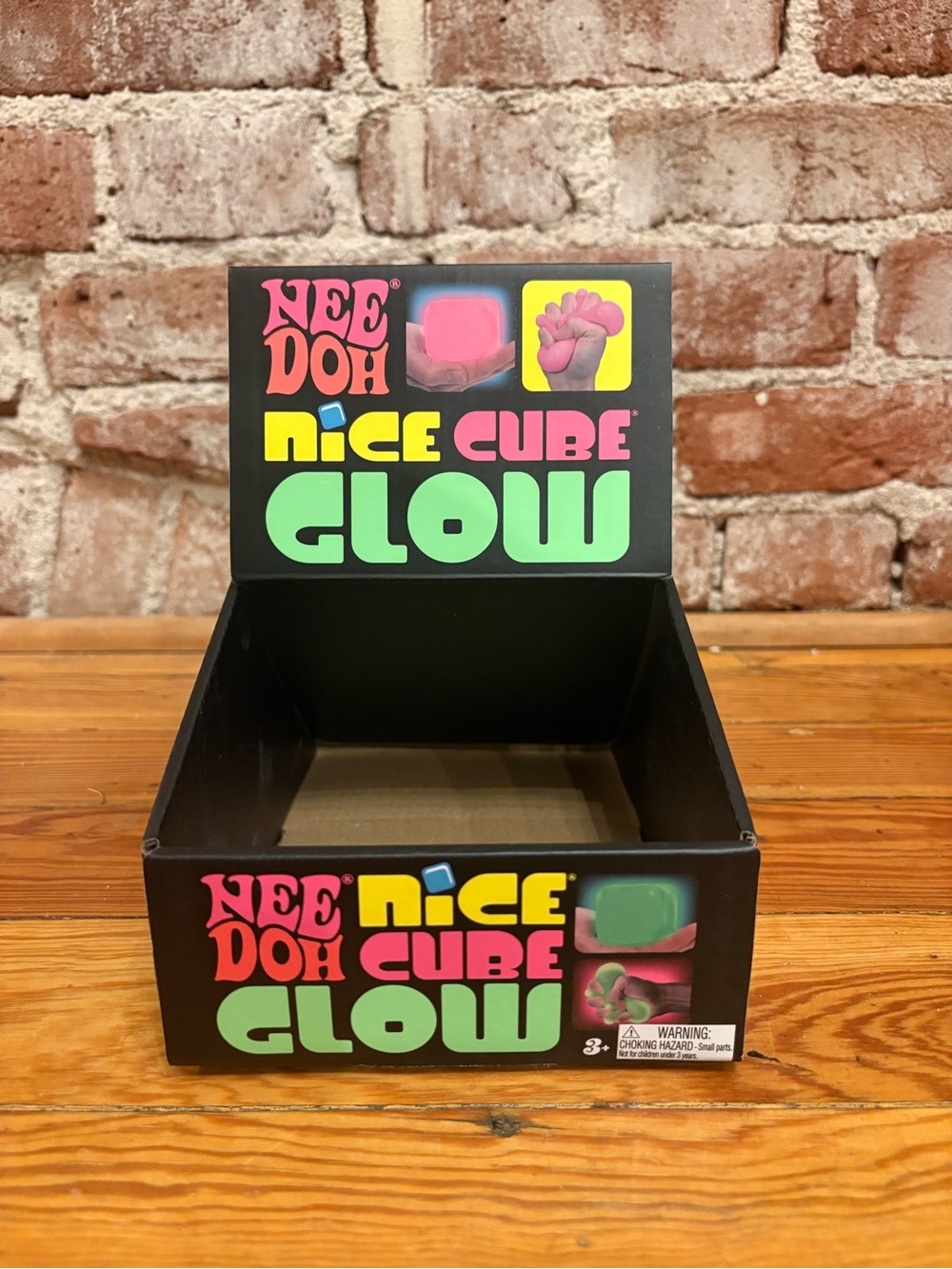 Nice Cube Glow NeeDoh Display